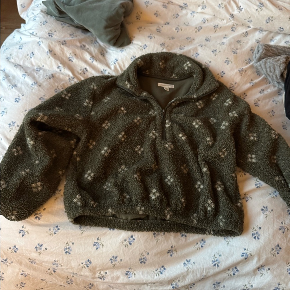 Treasure & Bond Gray Sherpa Jacket